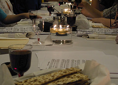 Community Seder Table