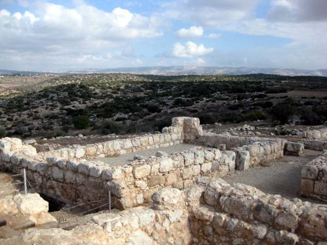 remains of Jewish town of Adulam, Second Temple period (yr. 100)
