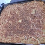 potato kugel (pudding)